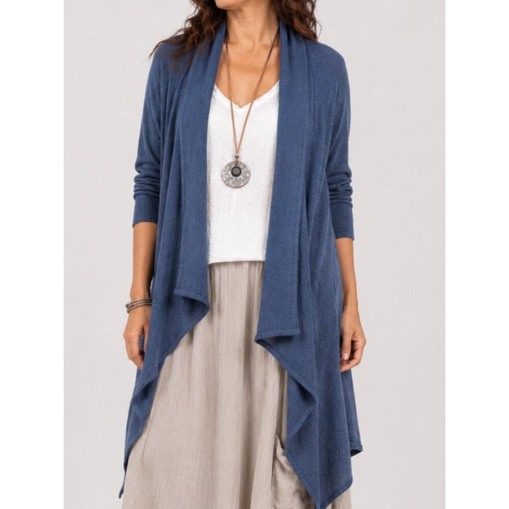 Alicia Peru Longline Waterfall Cardigan